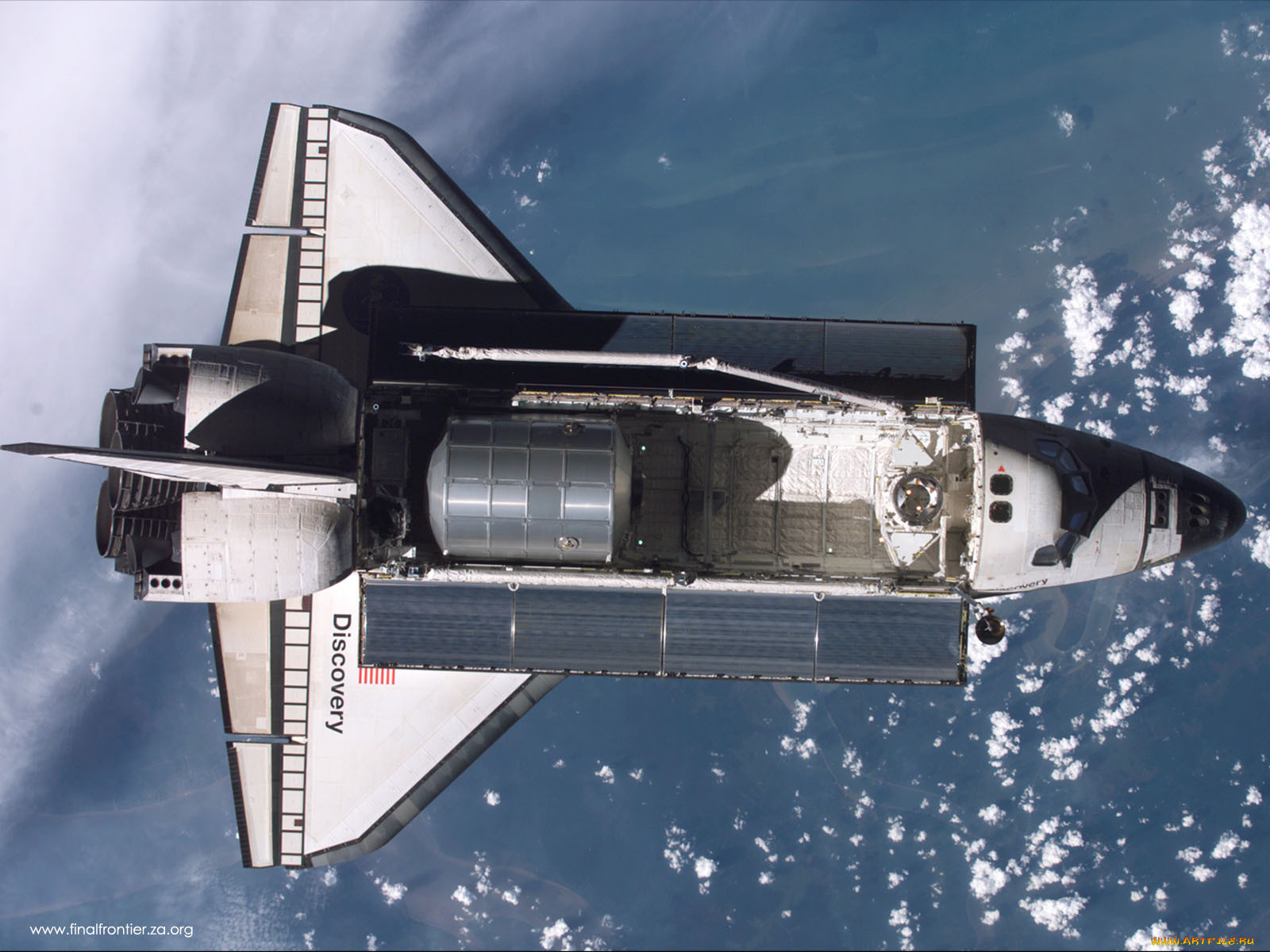 discovery, in, orbit, , , , 